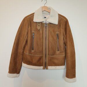Universal Thread Sherpa Lined Faux Suede Jacket